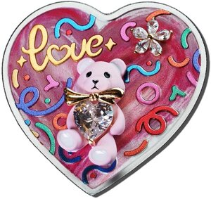 Pièce de monnaie en Argent 1 Dollar g 20 Millésime 2025 HAPPY VALENTINE DAY