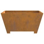 vidaXL Braise Marron 80 x 80 x 40 cm Acier