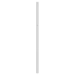 vidaXL Tête de lit métal blanc 75 cm