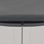 vidaXL Armoire de rangement d'extérieur gris et noir 65x37x85 cm PP