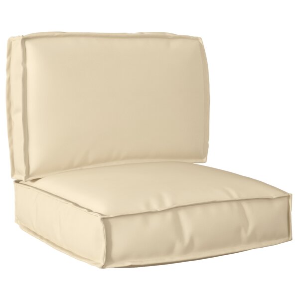 vidaXL Ensemble de coussins pour palette en oxford beige de