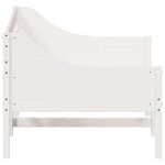 vidaXL Lit de jour sans matelas blanc 75x190 cm bois de pin massif