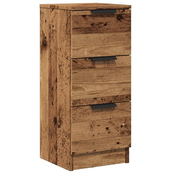 vidaXL Buffet vieux bois 30x30x70 cm bois d'ingénierie