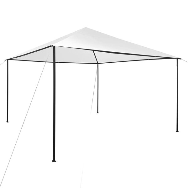 vidaXL Tonnelle 4x4x3 m Blanc 180 g/m²