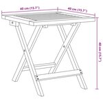 vidaXL Chaises longues avec table rouge bois d'acacia solide et tissu