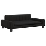 vidaXL Canapé pour enfants noir 90x53x30 cm similicuir