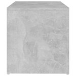 vidaXL Table d'appoint Gris béton 59x36x38 cm Aggloméré