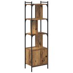 vidaXL Bibliothèque Bois Ancien 44 5 x 30 x 154 5 cm Bois d'ingénierie