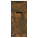 vidaXL Buffet Chêne fumé 30x30x70 cm Bois d'ingénierie