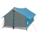 vidaXL Tente de camping 2 personnes bleu imperméable