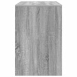 vidaXL Bureau Gris Sonoma 102 x 50 x 75 cm Bois d'ingénierie