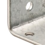 vidaXL Équerres de fixation 150 Pièces 2 mm 30x25x30 mm acier galvanisé