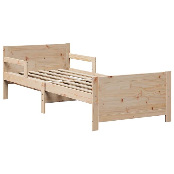 vidaXL Lit extensible pour enfants Other Marron 80 x 130 / 165 / 200 cm