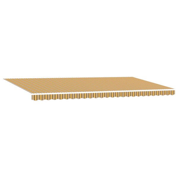 vidaXL Auvent Rétractable Multicolore 600 ×300 cm tissu