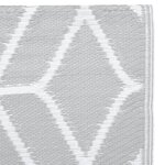 vidaXL Tapis d'extérieur Gris 80x150 cm PP