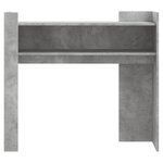 vidaXL Table console gris béton 100x35x90 cm bois d'ingénierie