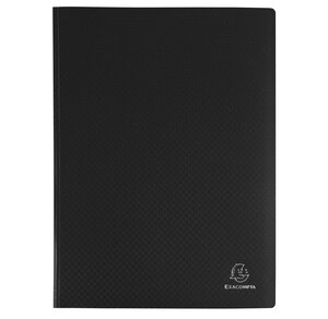Protège-documents En Polypropylène Souple Opak 60 Vues - A4 - Noir - X 15 - Exacompta