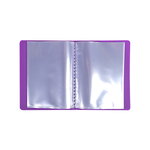 Protège-documents Photos Polypropylène 12.5 x 16.5 cm - 40 vues  - Violet