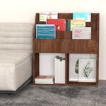 vidaXL Porte-revue pour enfants Chêne marron 71x30x78 5 cm