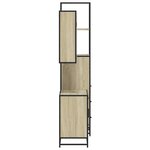 vidaXL Ensemble de meubles de salle de bain 3 Pièces chêne sonoma