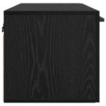 vidaXL Meuble mural Chêne noir 60 x 36.5 x 35 cm Bois d'ingénierie