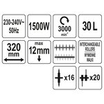 FLO Scarificateur électrique 1500 W