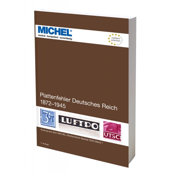 Catalogue de cotation Michel Erreurs de gravures  timbres Deutsche Reich 1872-1945.