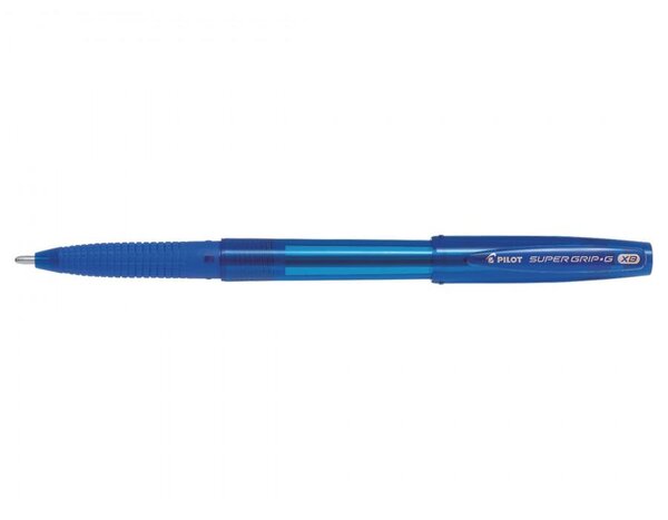 Stylo Bille SUPER GRIP G à Capuchon Pointe Extra Large Bleu PILOT