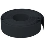 vidaXL Bordures de jardin 4 Pièces noir 10 m 15 cm polyéthylène