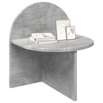 vidaXL Table de chevet 2 Pièces Gris béton 40 x 35 5 x 45 5 cm
