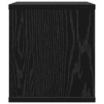 vidaXL Organisateur de bureau Chêne noir 36x26x29 5 cm Bois d'ingénierie