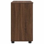 vidaXL Cabinet de salle de bain Chêne marron 76 5 x 35 x 64 cm