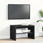 vidaXL Meuble TV chêne noir 60x40x40 cm bois d'ingénierie