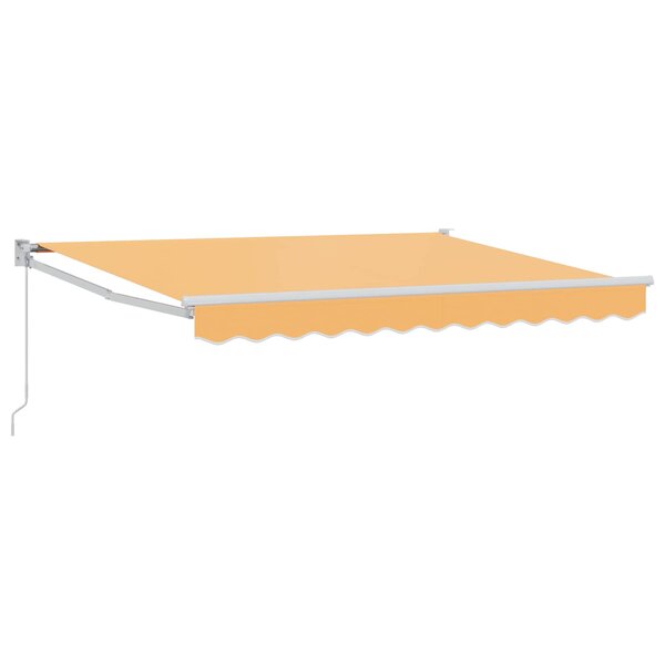 vidaXL Auvent rétractable Sable 3 x 2 m 100 Polyester et Aluminium