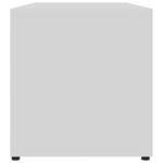 vidaXL Meuble TV Blanc 80x34x36 cm Bois d'ingénierie