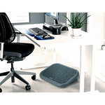 Q-connect repose-pieds - Réglable avec revêtement caoutchouc - 45x33x8.5cm - Noir