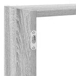 vidaXL Étagère cube murale 7 compartiments sonoma gris