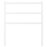 vidaXL Tête de lit métal blanc 75 cm