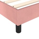 vidaXL Cadre de lit sans matelas rose 90x190 cm velours