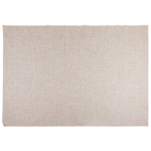 vidaXL Tapis de surface HUARTE Crème 230 x 160 cm Polyester