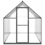 vidaXL Serre avec cadre de base anthracite 334x169x195 cm aluminium