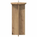 vidaXL Support de Plante 2 pièces Chêne artisanal 29 5 x 29 5 x 60 cm
