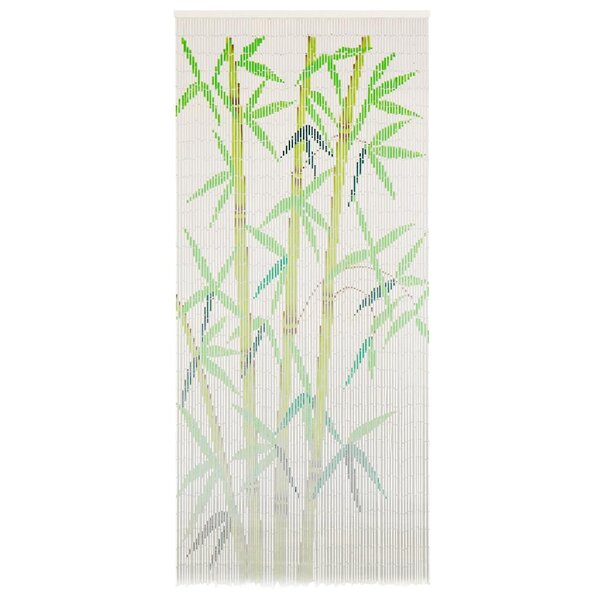vidaXL Rideau de porte contre insectes Bambou 90 x 200 cm