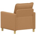 vidaXL Canapé Beige 76 x 81 x 87 5 cm Tissu