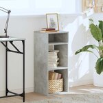 vidaXL Bibliothèque gris béton 34x31x80 cm bois d’ingénierie