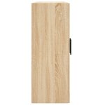 vidaXL Armoire murale chêne sonoma 69 5x34x90 cm bois d'ingénierie