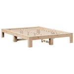 vidaXL Cadre de lit sans matelas 140x200 cm bois massif de pin