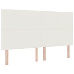 vidaXL Lit Box Spring avec Matelas Crème Super King Tissu en Velours Côtelé