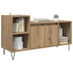 vidaXL Meuble TV Chêne artisanal 100 x 35 x 55 cm Bois d'ingénierie