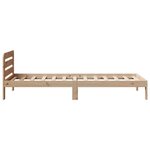vidaXL Cadre de lit sans matelas 90x190 cm bois de pin massif
